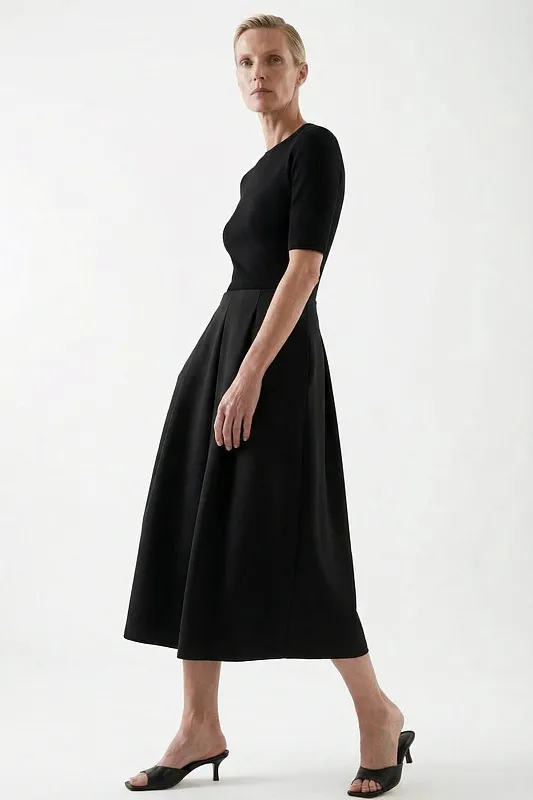 Скульптурная юбка миди из джерси COS Скульптурная юбка миди из джерси COS