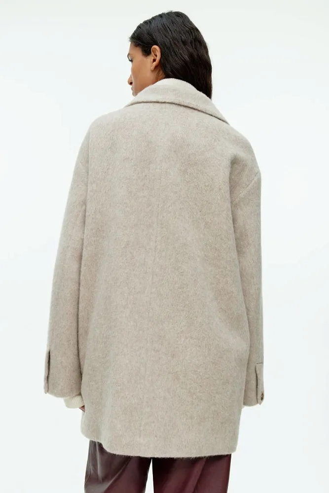 Пальто с воротником-стойкой ARKET