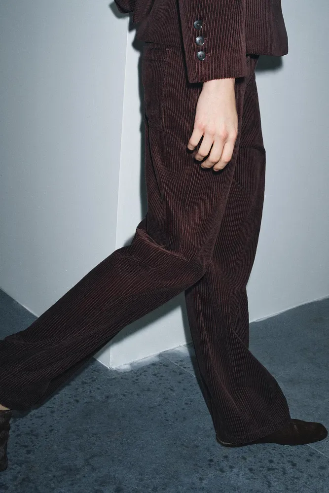 Вельветовые брюки ZARA