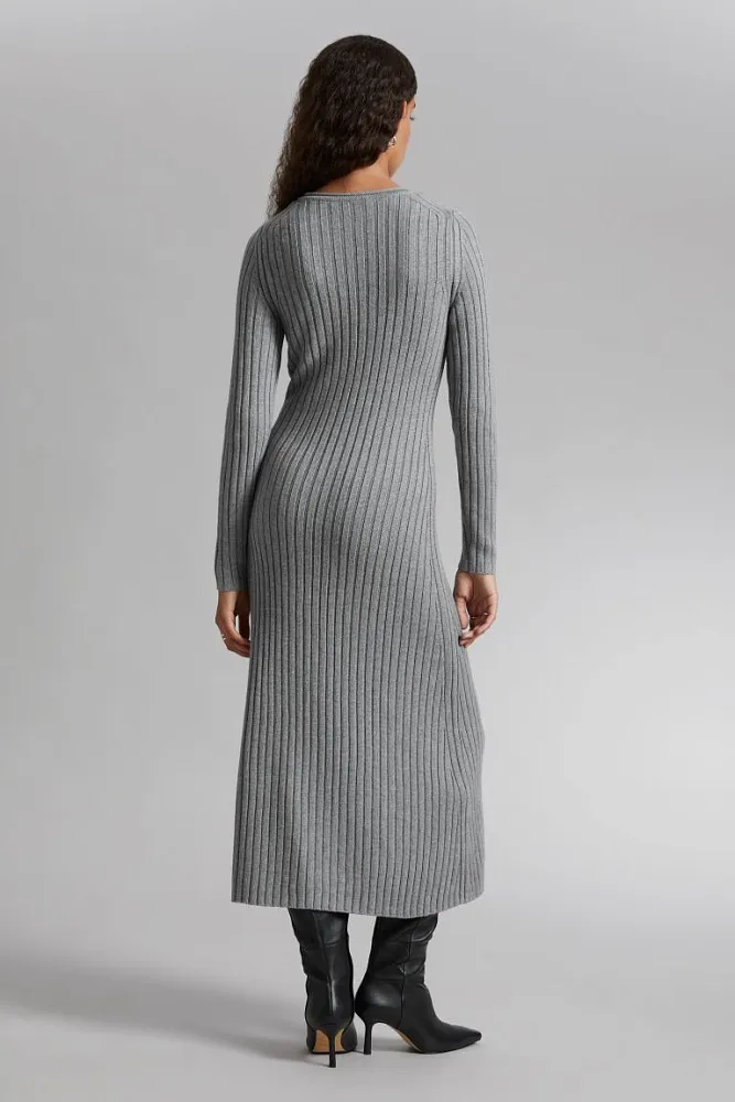 Расклешенное платье миди в рубчик & OTHER STORIES