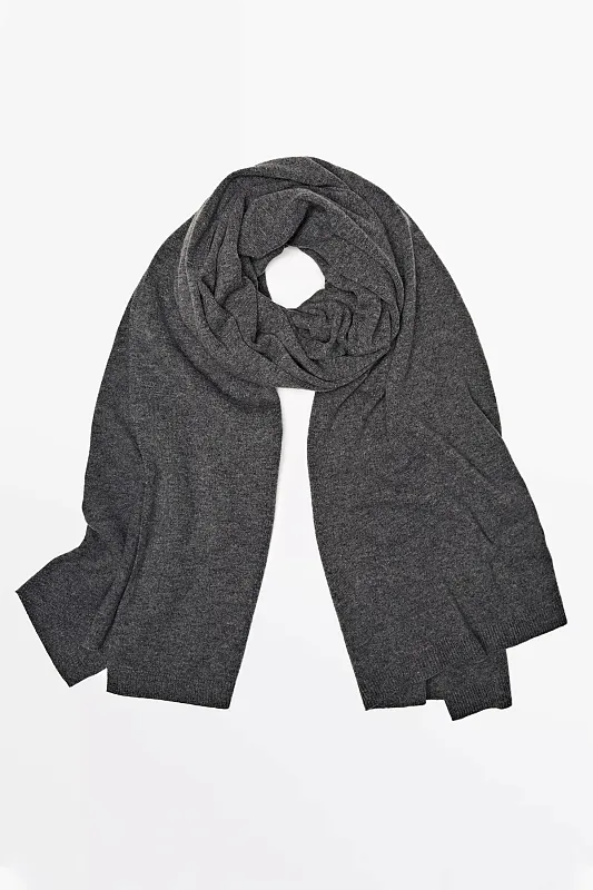 Шарф из тонкой смеси шерсти MASSIMO DUTTI   Шарф из тонкой смеси шерсти MASSIMO DUTTI