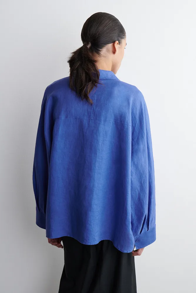 Льняная рубашка свободного кроя COS