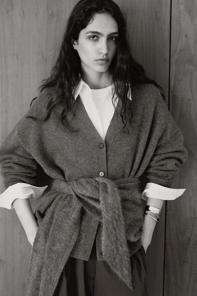 Кашемировый кардиган с начесом COS