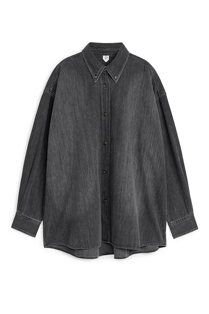 Джинсовая рубашка oversize ARKET