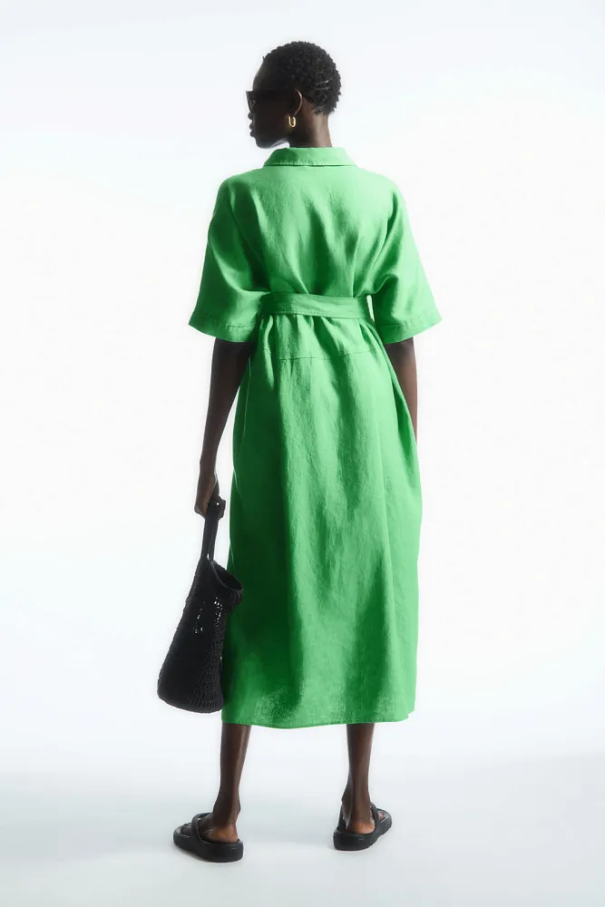 Платье-рубашка с поясом COS