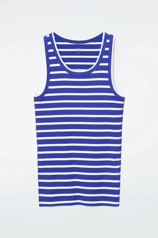 Майка в рубчик COS