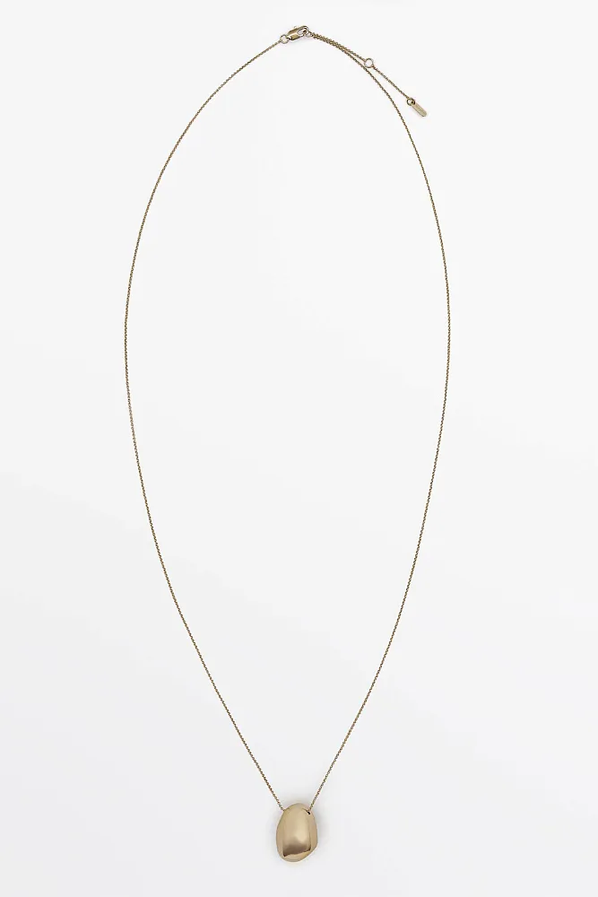 Ожерелье-цепочка с подвеской "Шар" асимметричной формы MASSIMO DUTTI