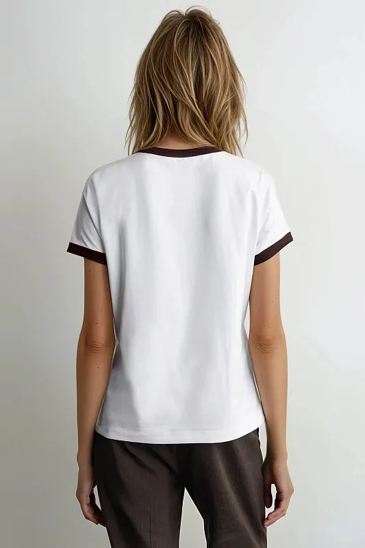 Футболка с окантовкой COS Футболка с окантовкой COS