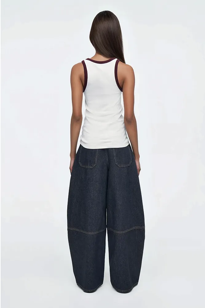 Майка в рубчик COS