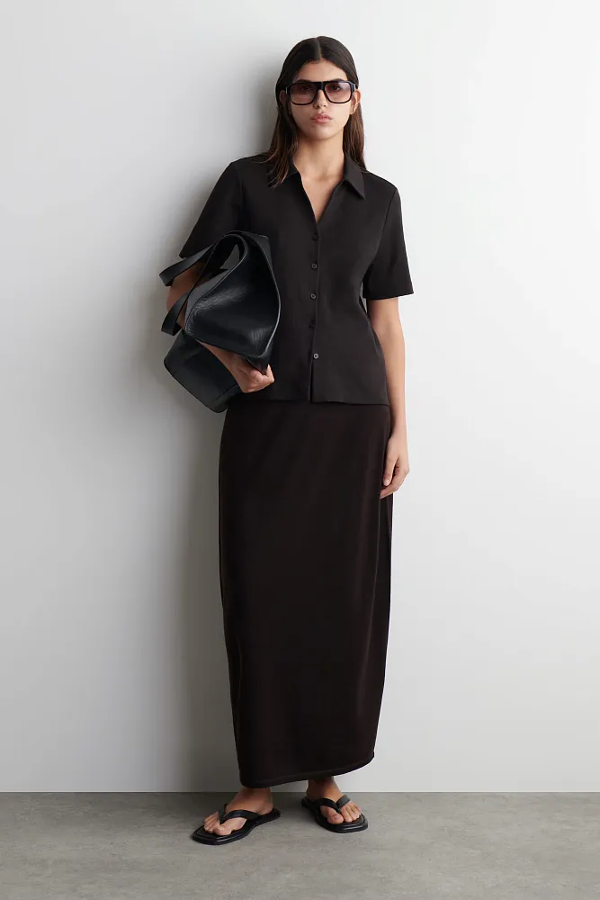 Повседневная рубашка из джерси COS