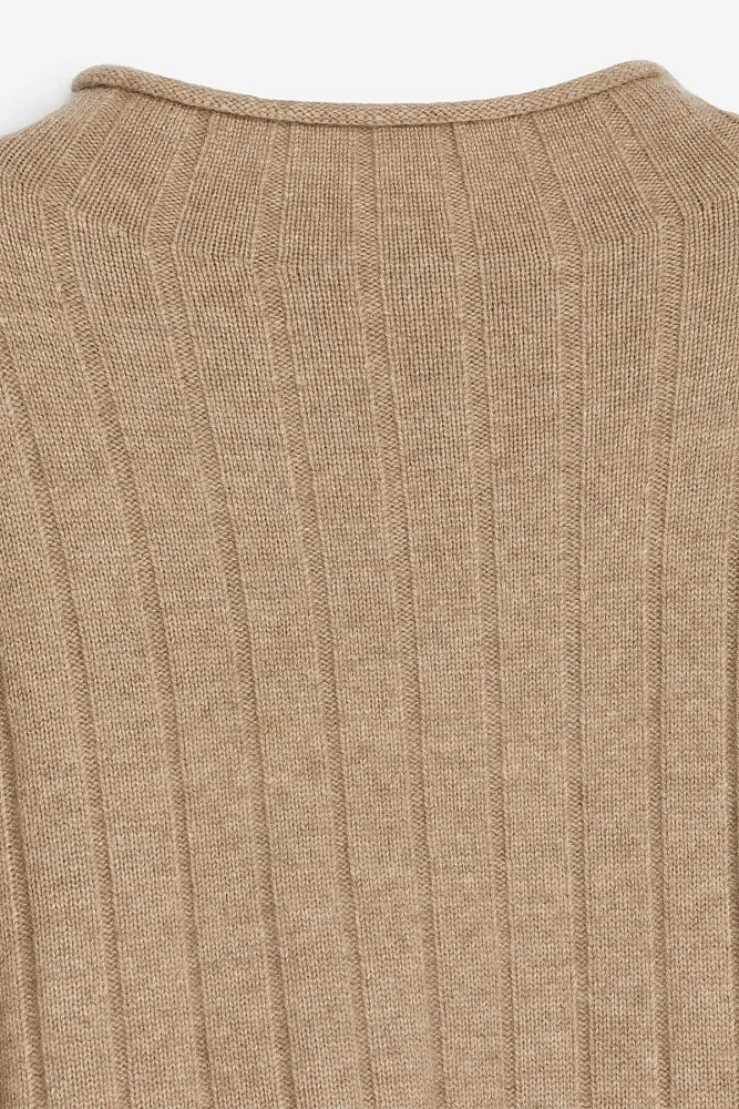 Джемпер в рубчик из кашемира и шерсти ARKET