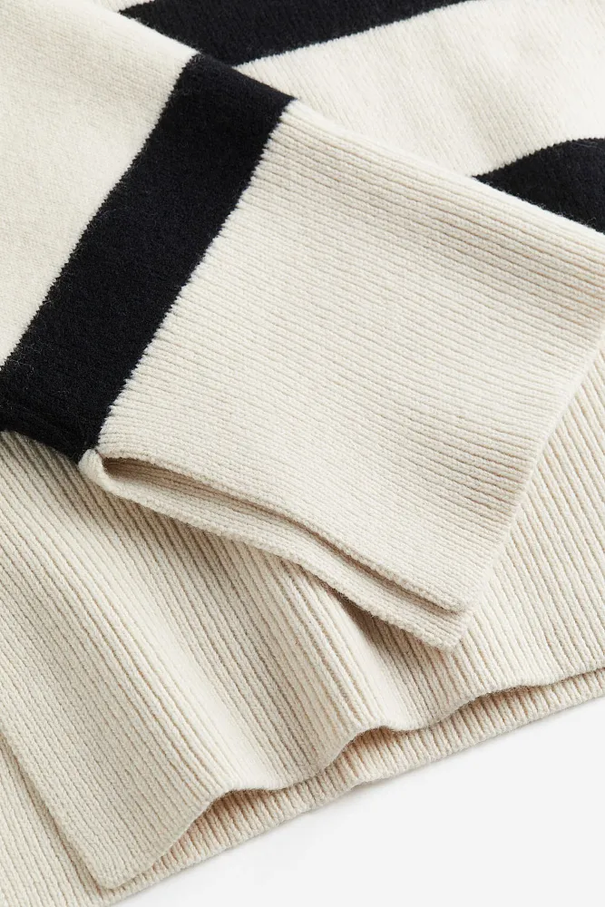 Свитер шерстяной oversize H&M Premium Selection