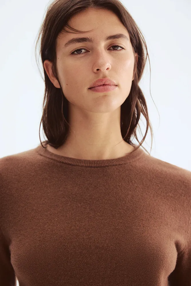 Топ из мягкого кашемира H&M Premium Selection