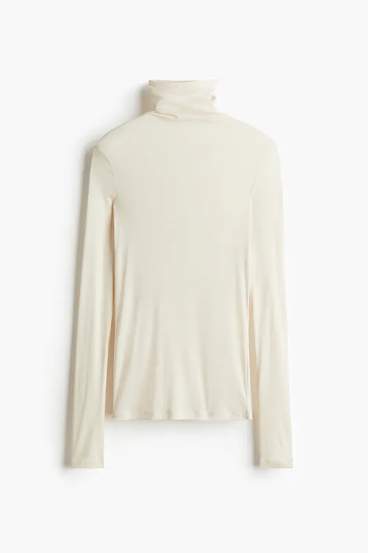 Водолазка из хлопка пима H&M   Водолазка из хлопка пима H&M