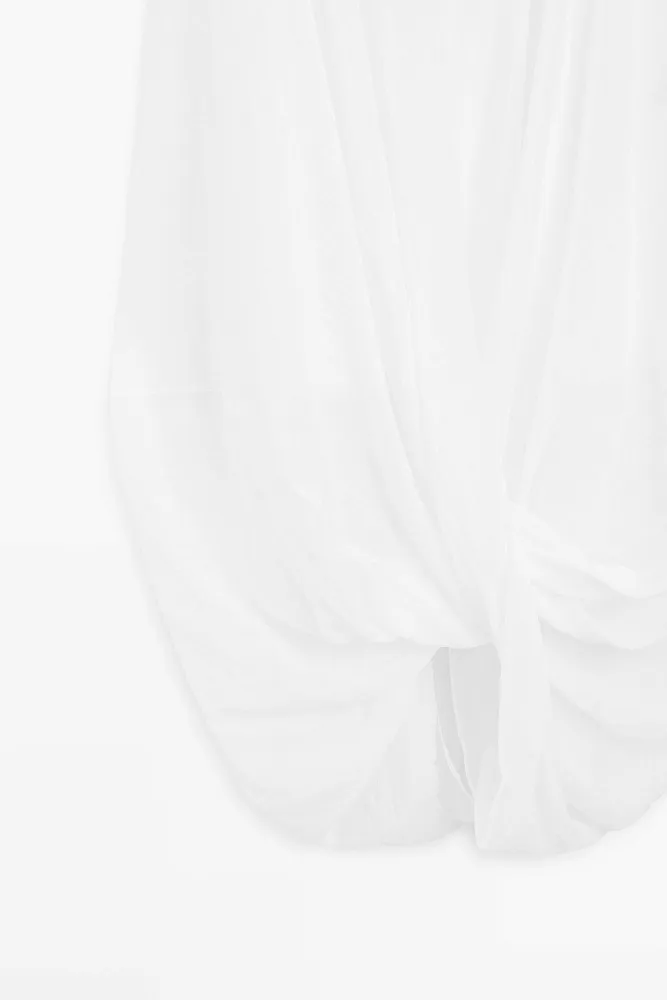 Юбка миди с драпировкой MASSIMO DUTTI