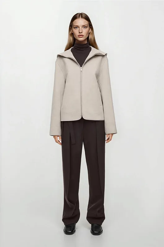 Шерстяная куртка с капюшоном COS Шерстяная куртка с капюшоном COS