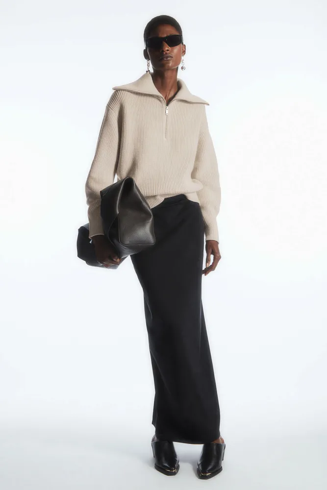 Свитер на молнии COS