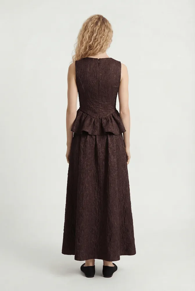 Жаккардовая юбка миди ZARA