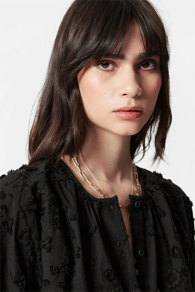 Блуза свободного кроя с рукавами-фонариками & OTHER STORIES