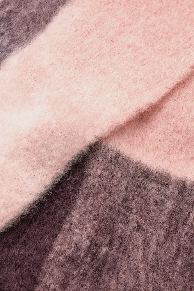 Шарф из мохера с бахромой COS