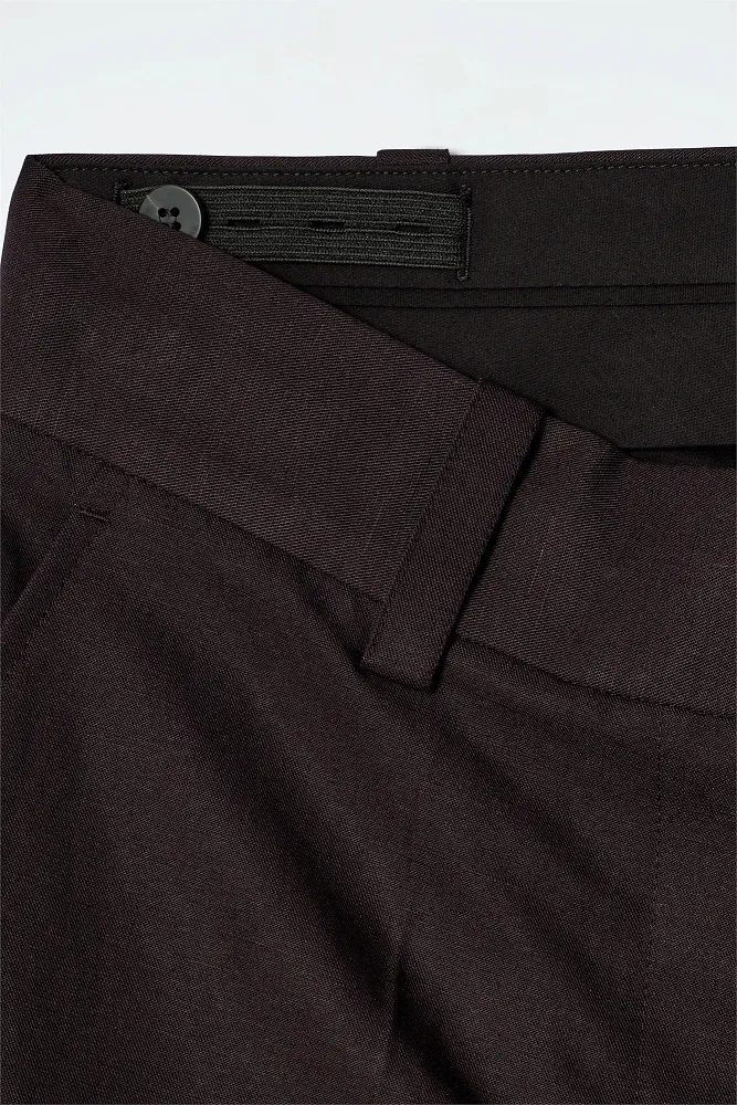 Удлиненные шорты из льняной смеси COS