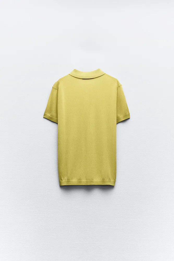 Трикотажная рубашка-поло ZARA