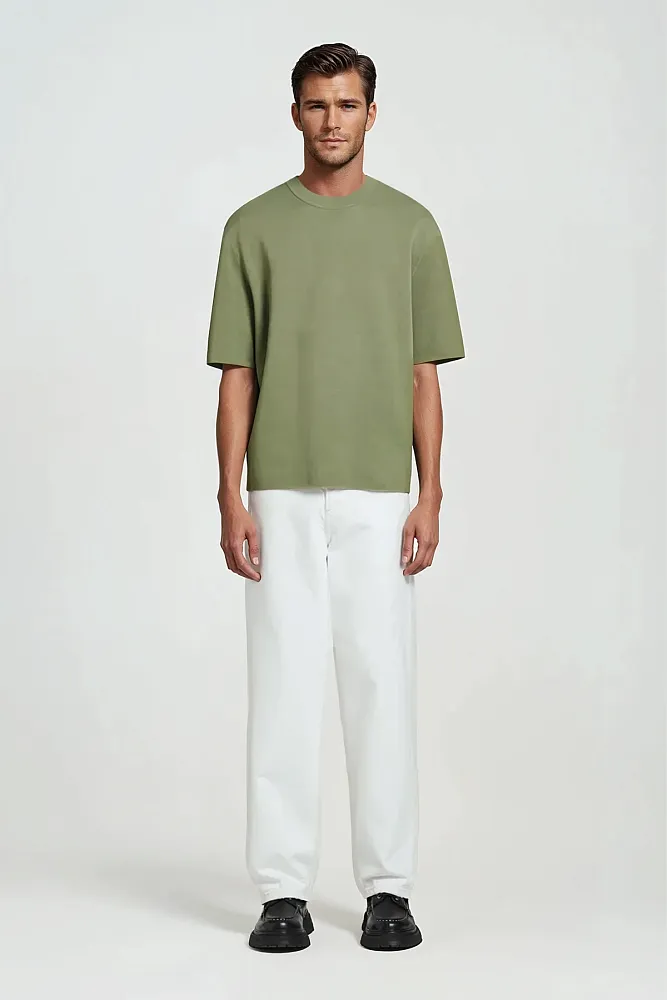 Свободная трикотажная футболка COS