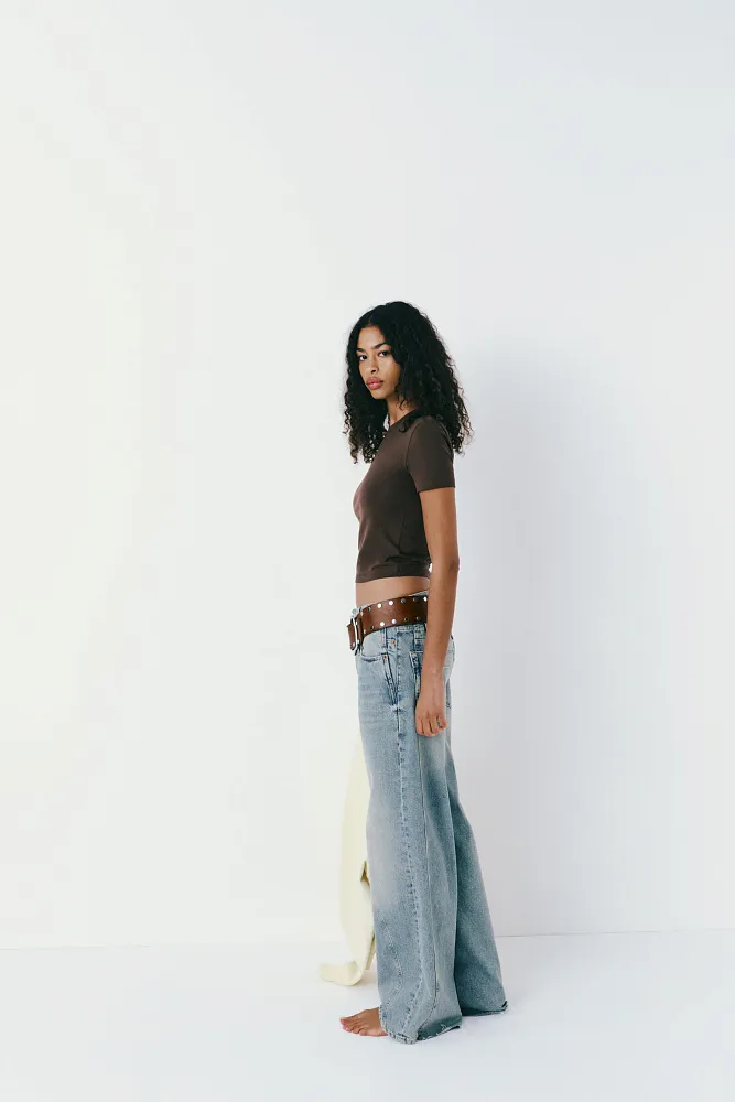 Широкие джинсы TRF ZARA