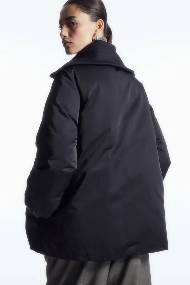 Куртка с ребристым воротником COS