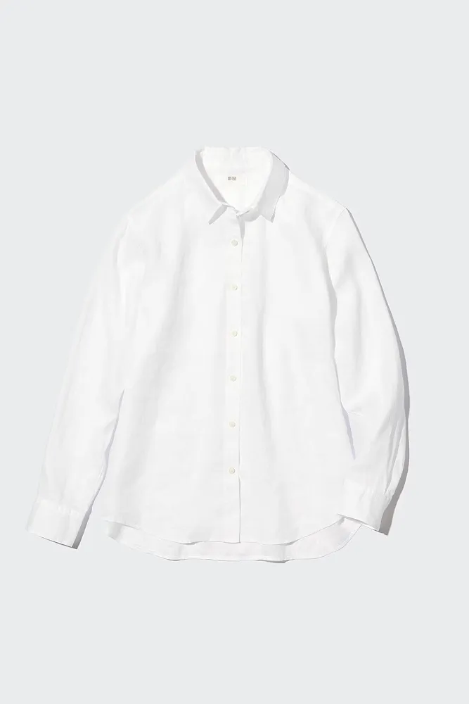 Рубашка из льна UNIQLO