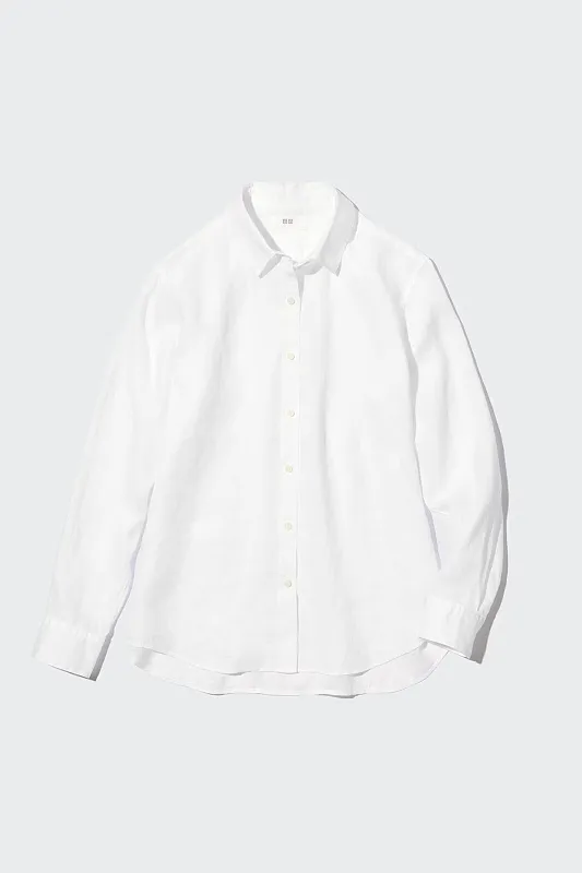 Рубашка из льна UNIQLO Рубашка из льна UNIQLO