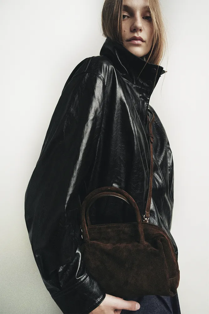 Замшевая сумка