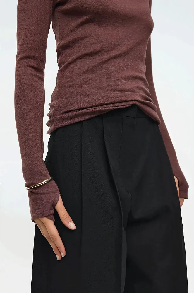 Лонгслив из шерсти мериноса COS