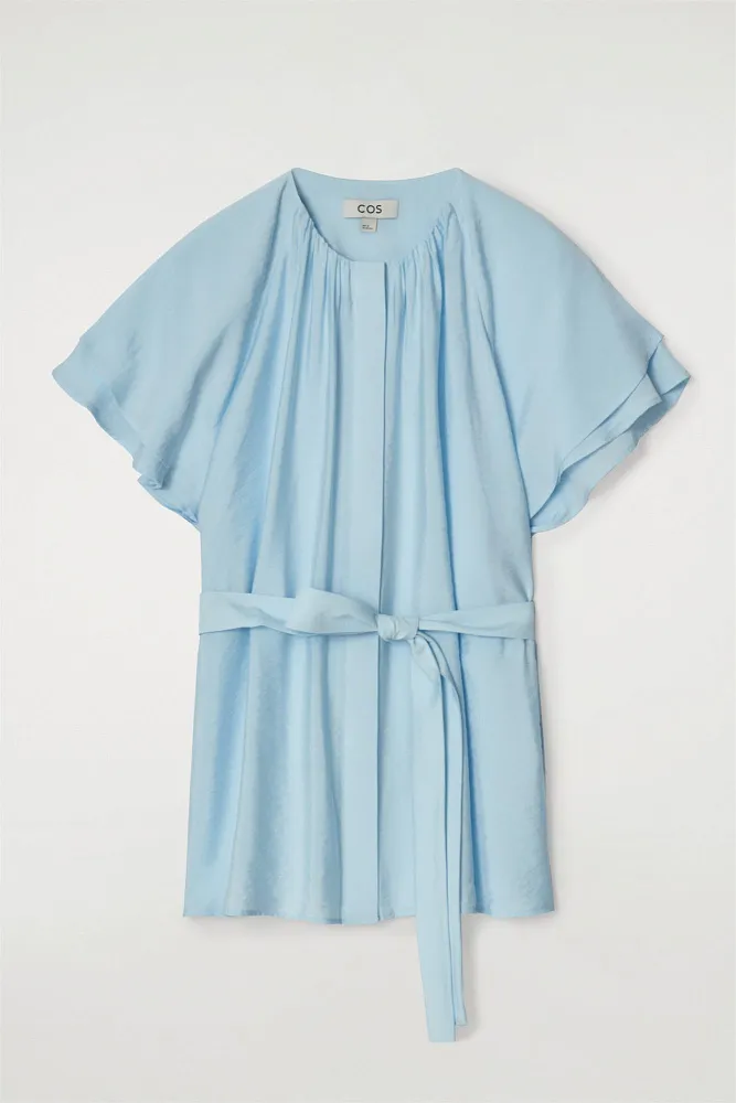 Многослойная блуза с поясом COS