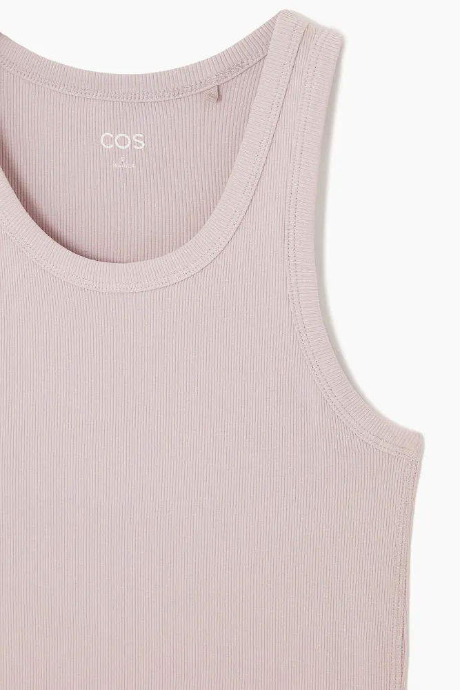 Майка в рубчик COS