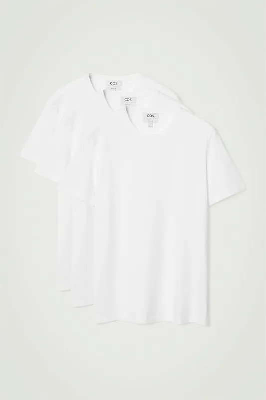 Набор из 3 хлопковых футболок COS  
