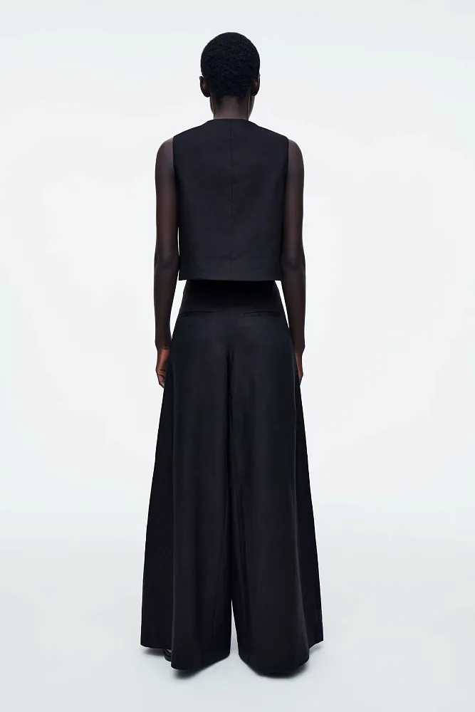 Широкие льняные брюки COS