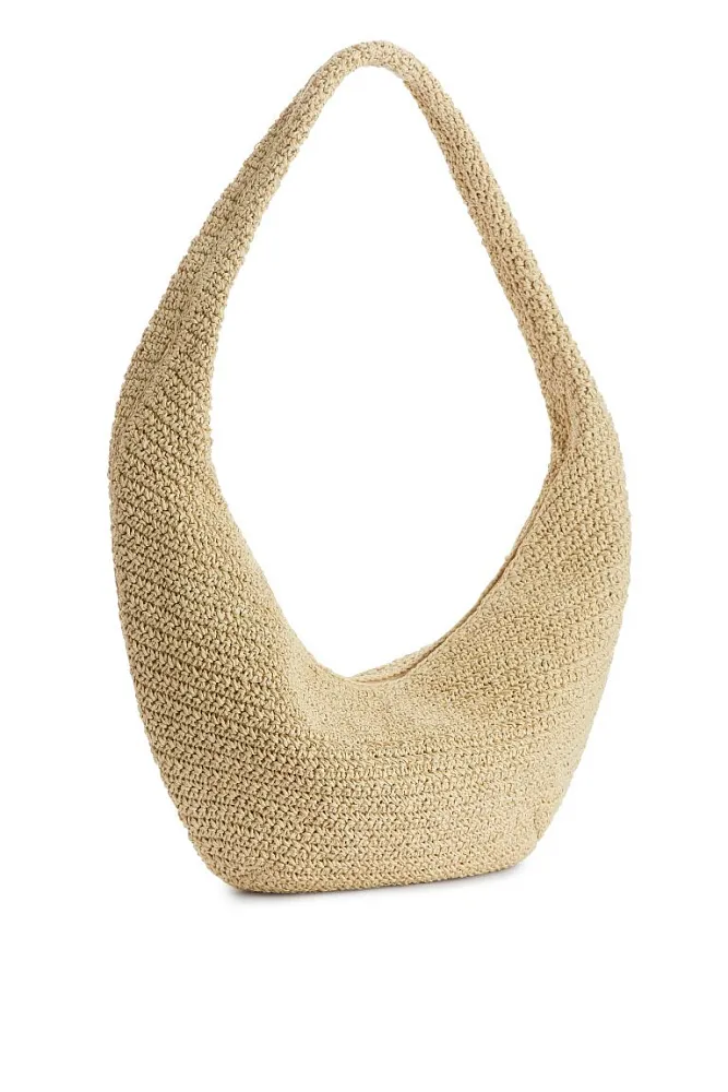 Соломенная сумка ARKET