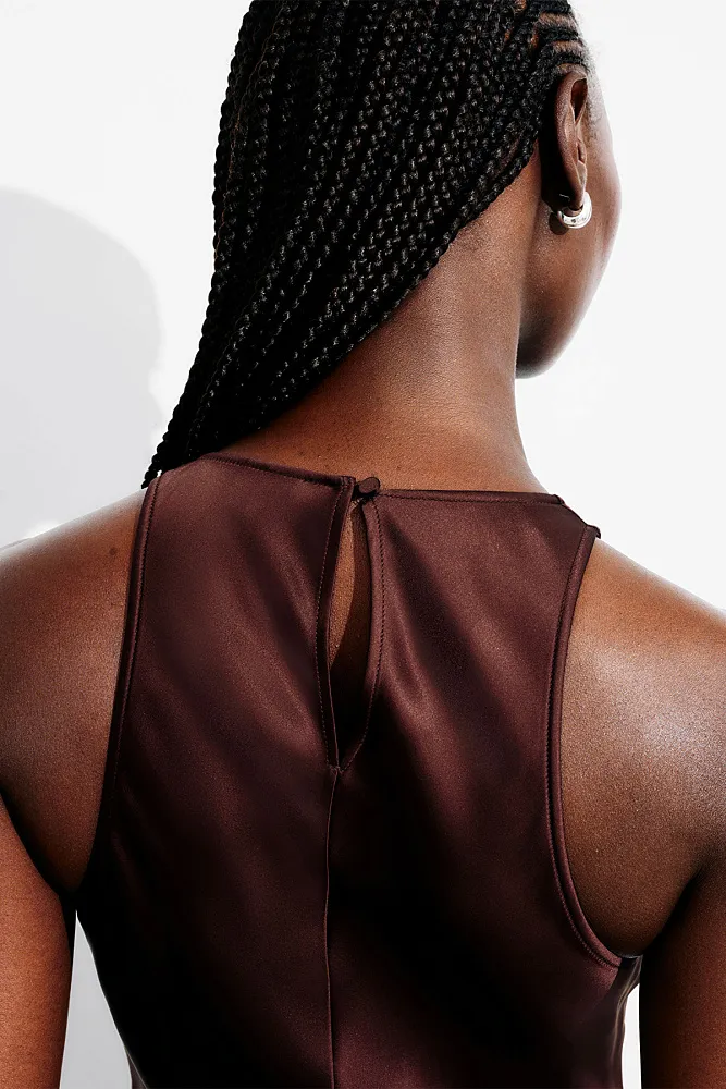 Атласное платье миди & OTHER STORIES