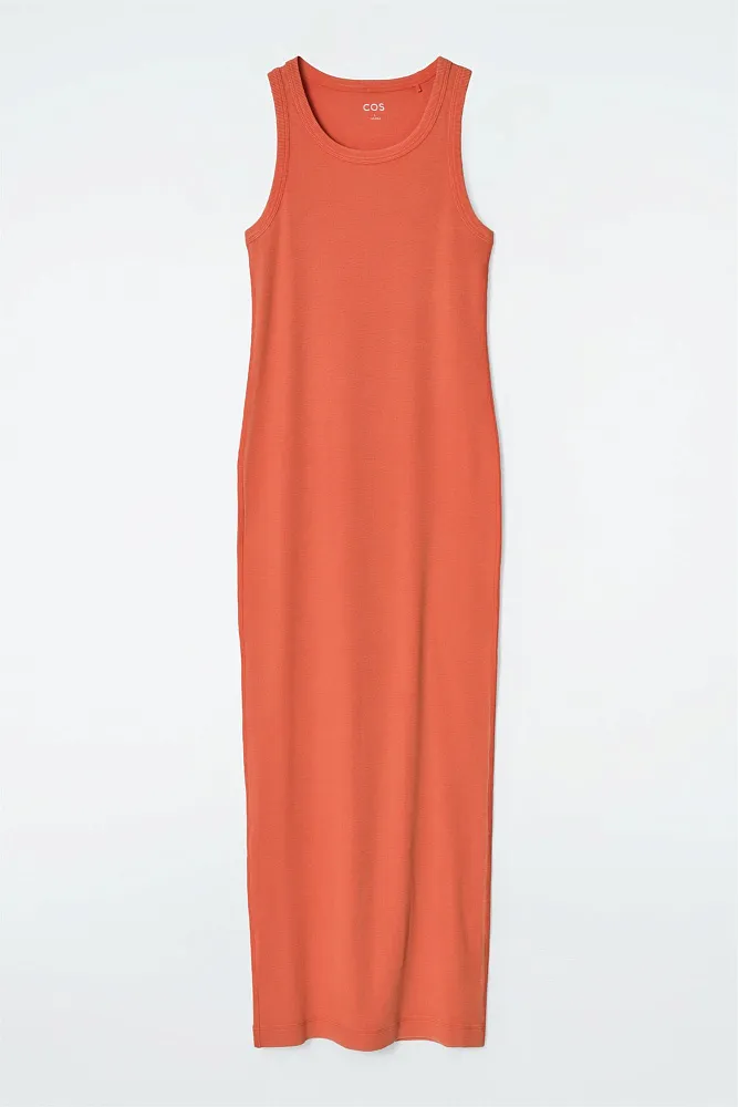 Платье-майка в рубчик COS