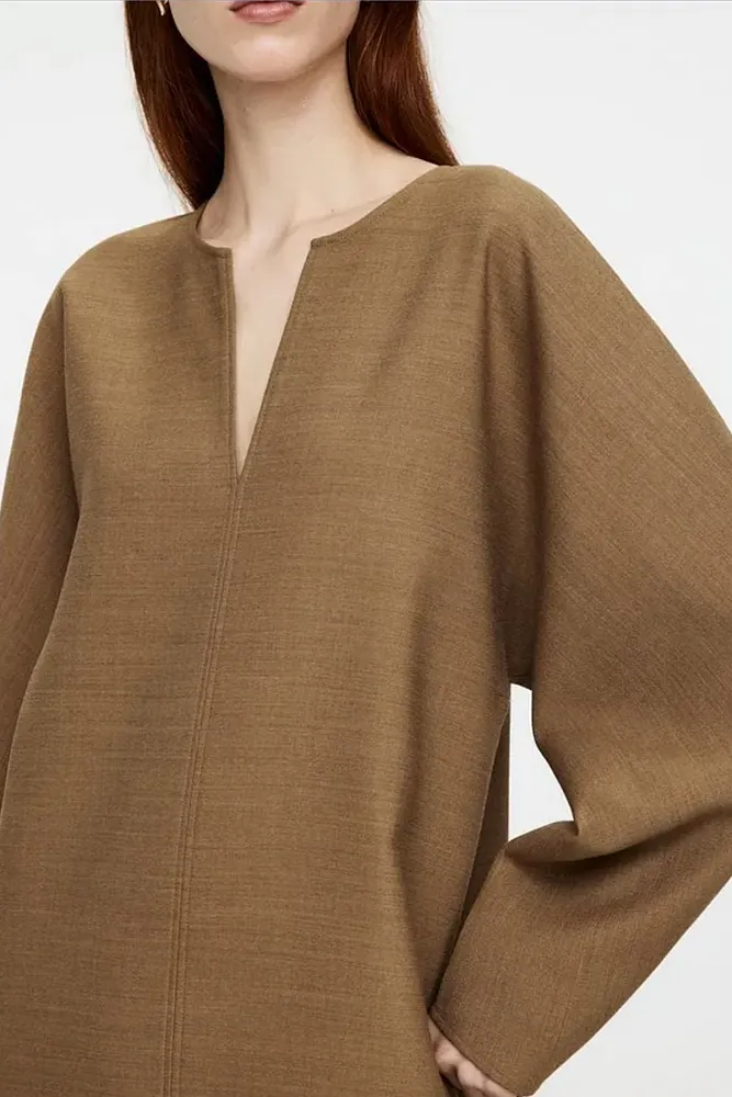 Платье-туника из шерсти ARKET