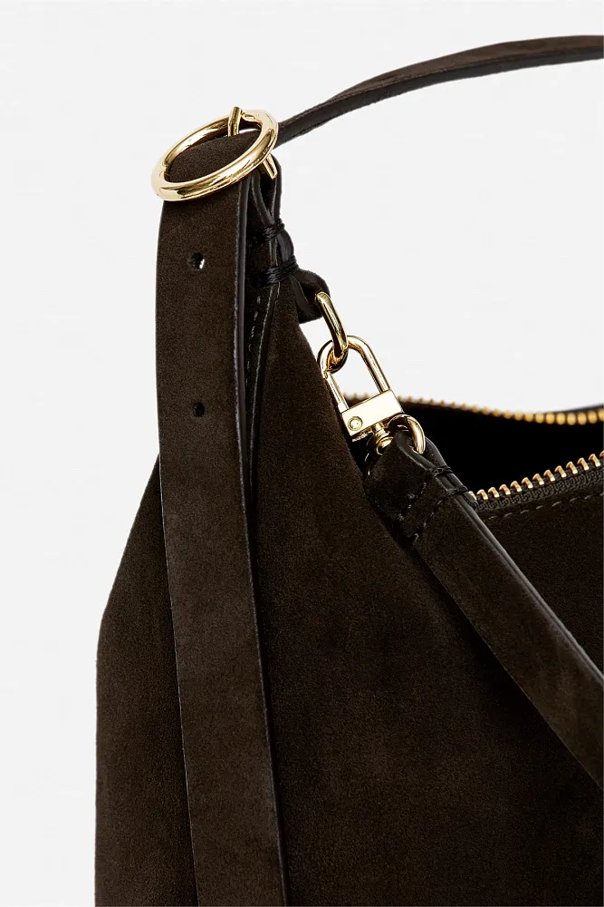 Замшевая сумка ARKET