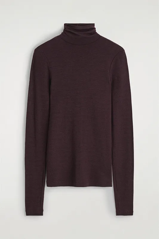 Водолазка из шерсти мериноса COS  