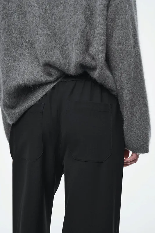 Шерстяные брюки с эластичным поясом COS Шерстяные брюки с эластичным поясом COS