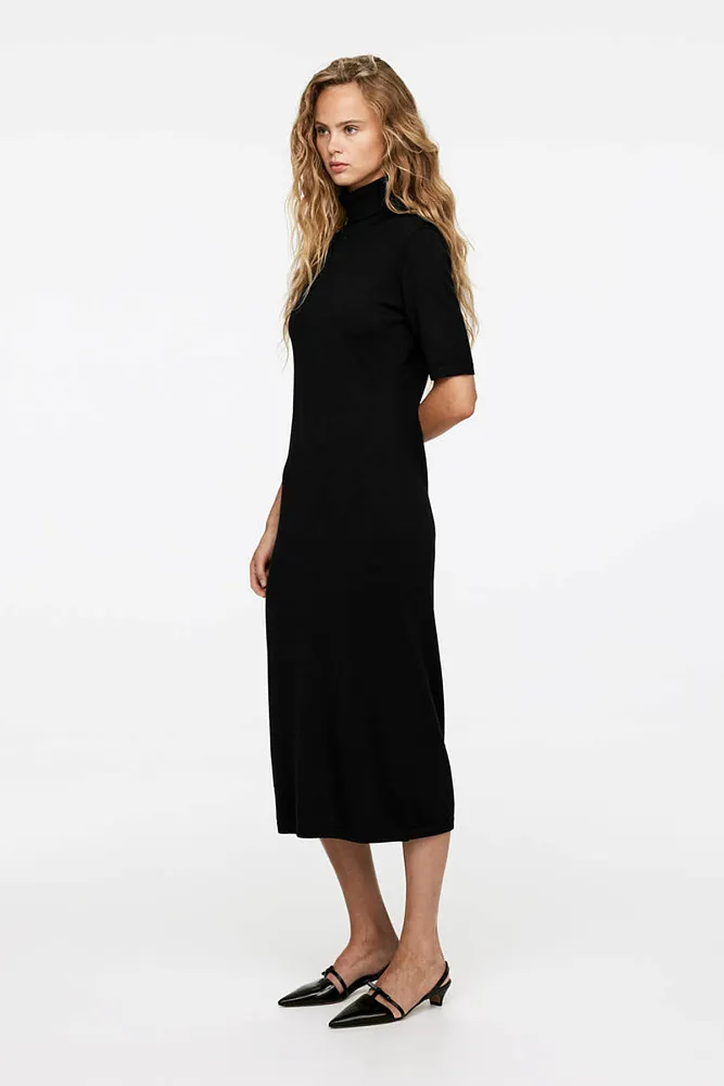 Платье миди из мериносовой шерсти ARKET