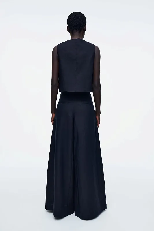 Укороченный льняной жилет COS Укороченный льняной жилет COS