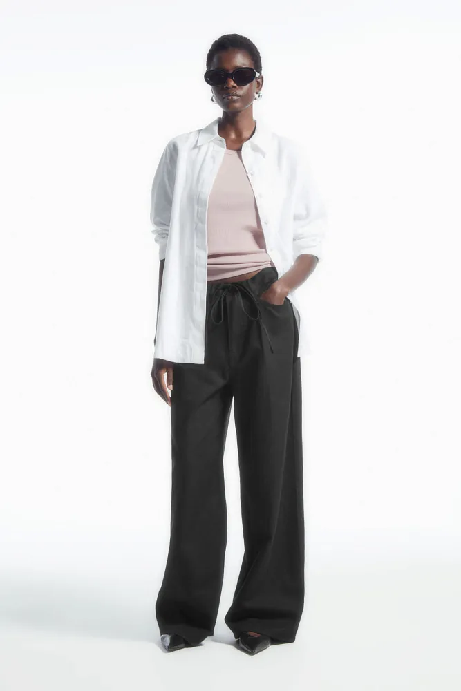 Майка в рубчик COS