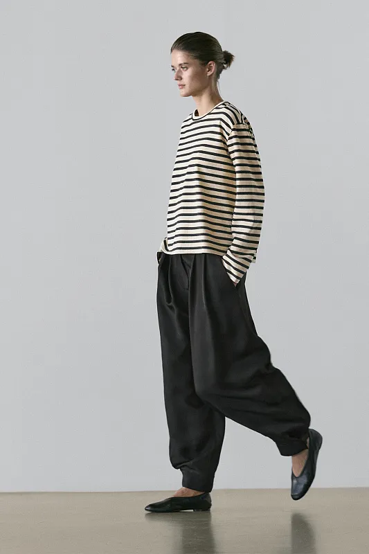 Брюки Саруэль из струящейся ткани MASSIMO DUTTI Брюки Саруэль из струящейся ткани MASSIMO DUTTI