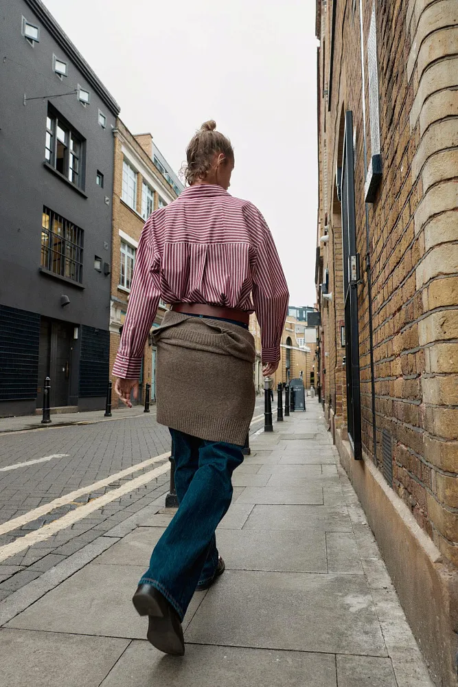 Базовая рубашка из поплина ZARA