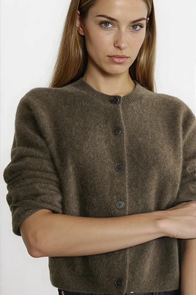 Кашемировый кардиган с начесом COS